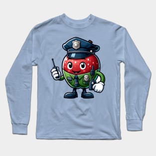 police apple Long Sleeve T-Shirt